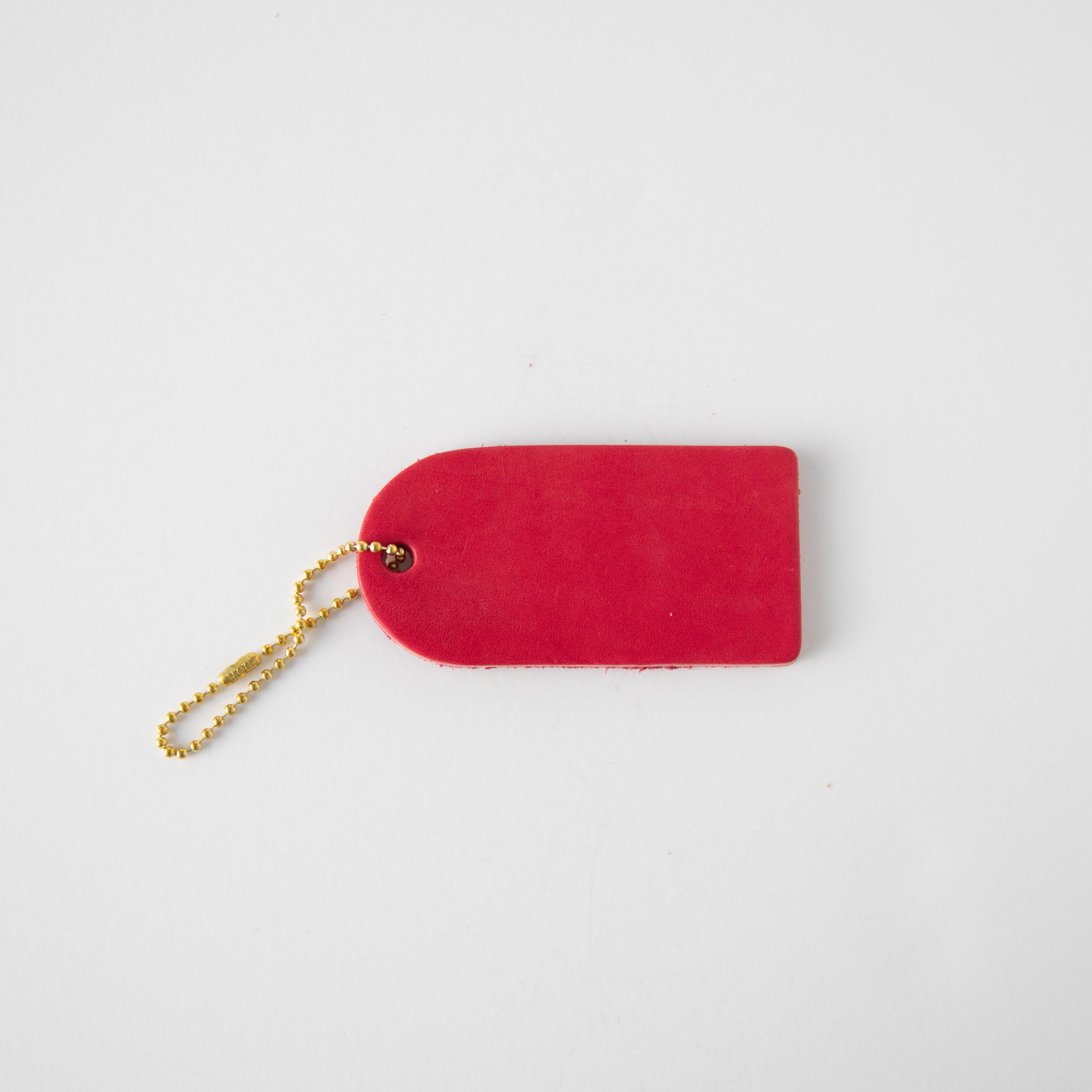 Pink Mini Leather Tag- personalized luggage tags - custom luggage tags - KMM &amp; Co.