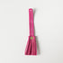 Pink Mini Tassel- leather tassel keychain - KMM & Co.