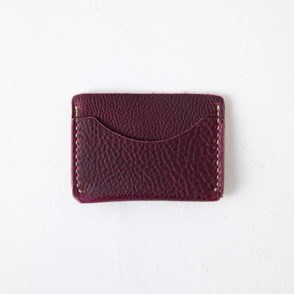 Purple Kodiak Card Case- mens leather wallet - leather wallets for women - KMM &amp; Co.