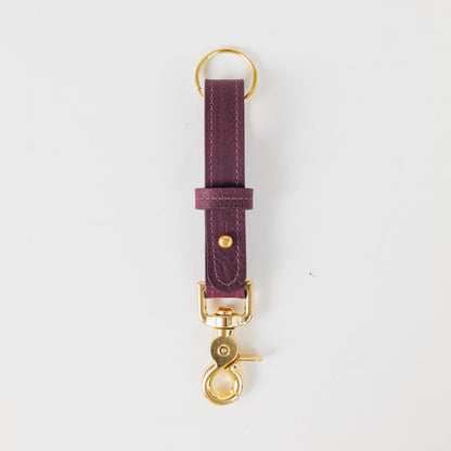 Purple Kodiak Key Lanyard- leather keychain for men and women - KMM &amp; Co.