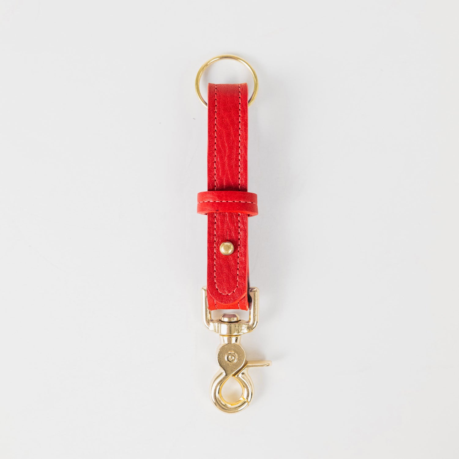 Red Cypress Key Lanyard- leather keychain for men and women - KMM &amp; Co.
