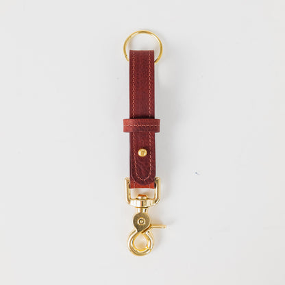 Red Kodiak Key Lanyard- leather keychain for men and women - KMM &amp; Co.