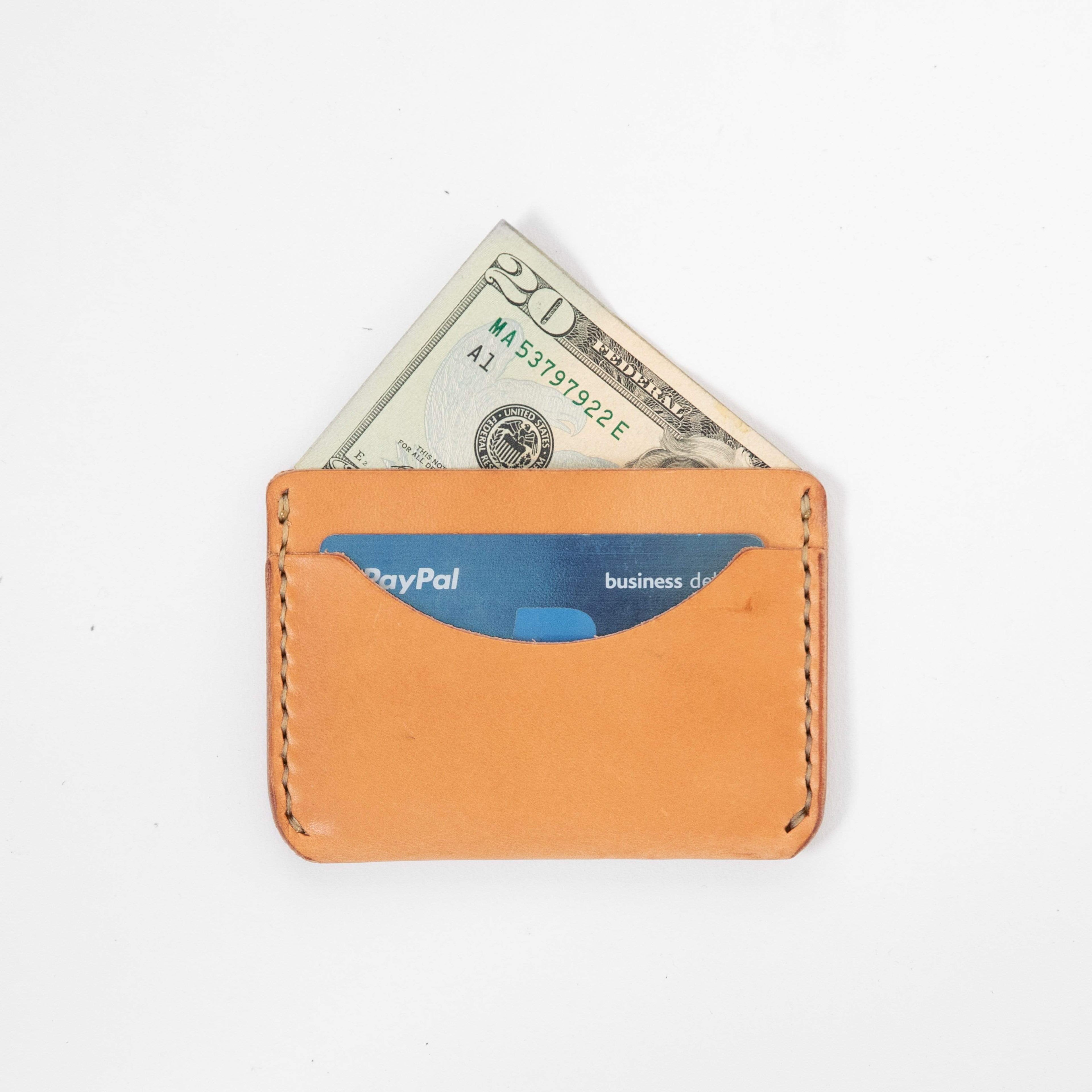 Russet Card Case- mens leather wallet - leather wallets for women - KMM &amp; Co.