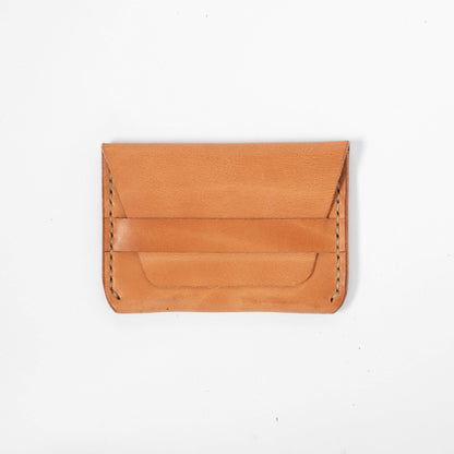 Russet Flap Wallet- mens leather wallet - handmade leather wallets at KMM &amp; Co.