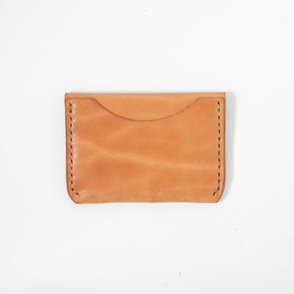 Russet Flap Wallet- mens leather wallet - handmade leather wallets at KMM &amp; Co.