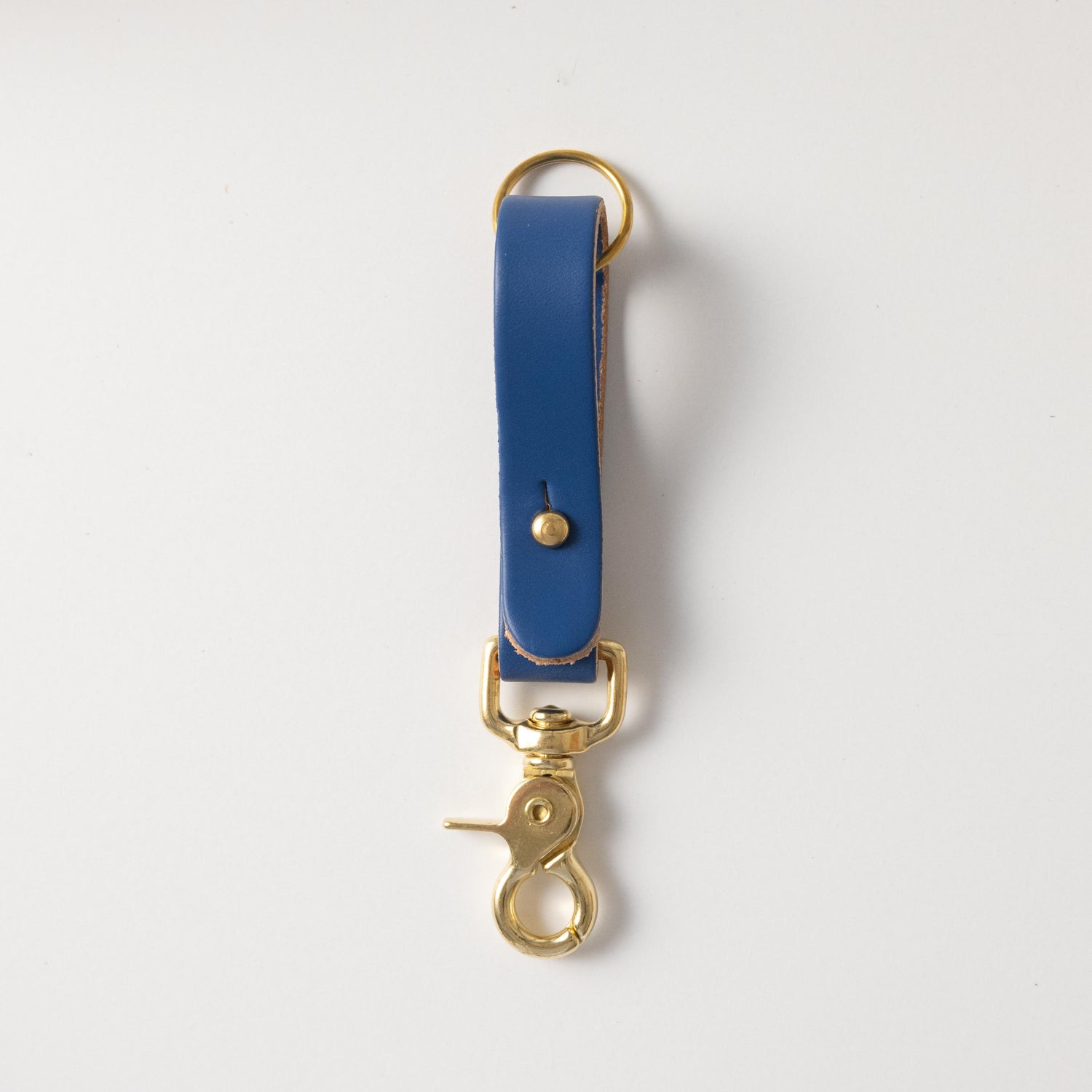 Sapphire Key Lanyard- leather keychain for men and women - KMM &amp; Co.