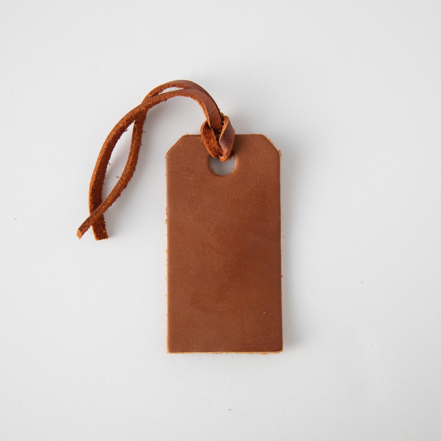 Tan Leather Tag- personalized luggage tags - custom luggage tags - KMM &amp; Co.