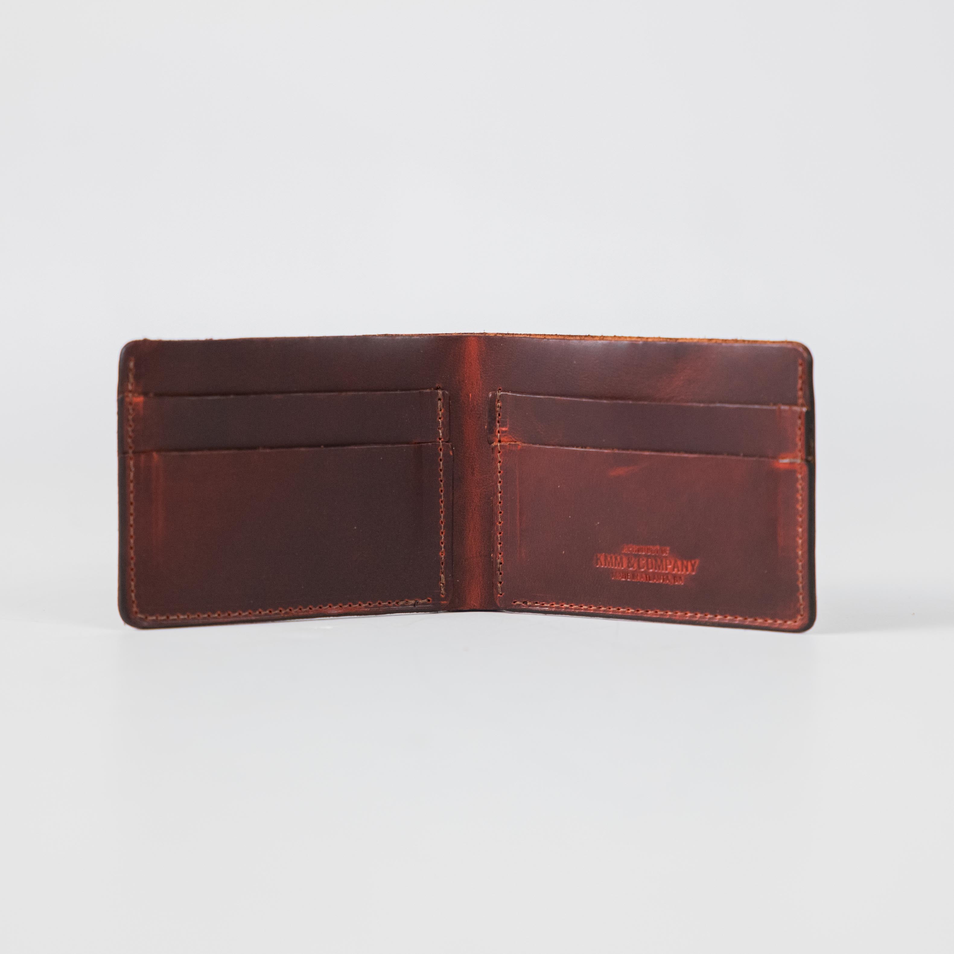 Timber Roanoke Billfold- leather billfold wallet - mens leather bifold wallet - KMM &amp; Co.