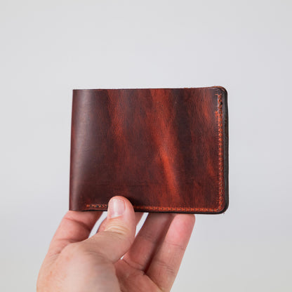 Timber Roanoke Billfold- leather billfold wallet - mens leather bifold wallet - KMM &amp; Co.