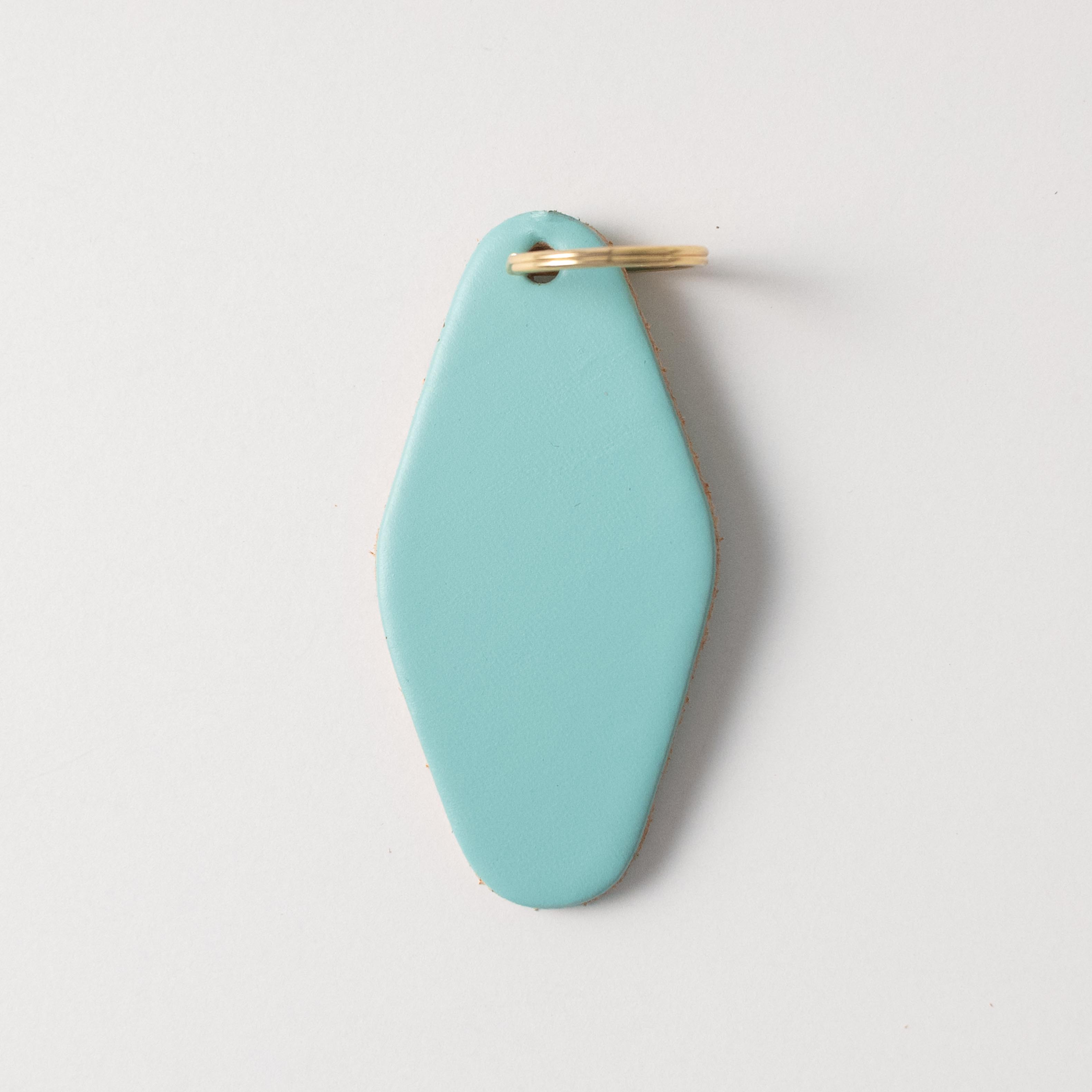 Topaz Hotel Key Fob- leather keychain - leather key holder - leather key fob - KMM &amp; Co.