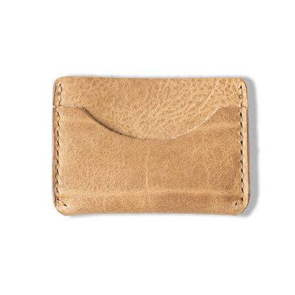 Beige Bison Card Case