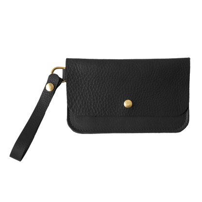 Black Cypress Wristlet Clutch