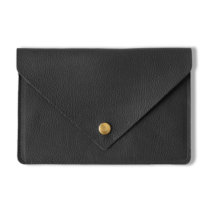 Black Kodiak Leather Clutch