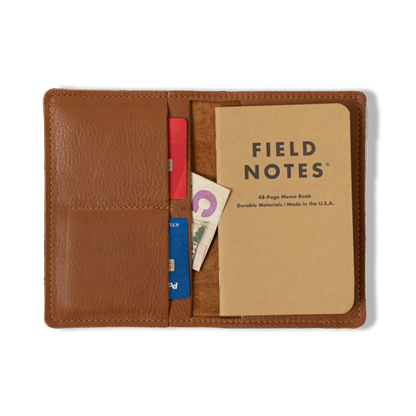 Cognac Cypress Passport Wallet