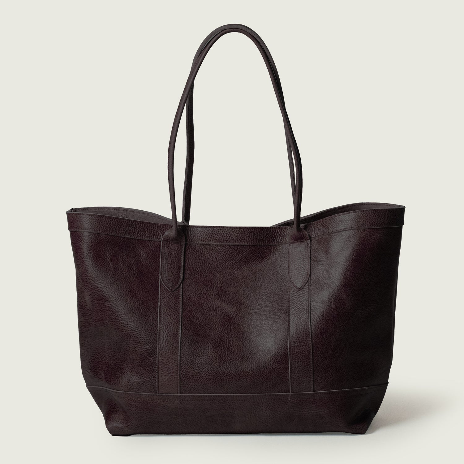 Dark Brown Bulldog Flagship Tote