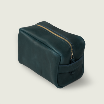 Dark Teal Bulldog Travel Kit