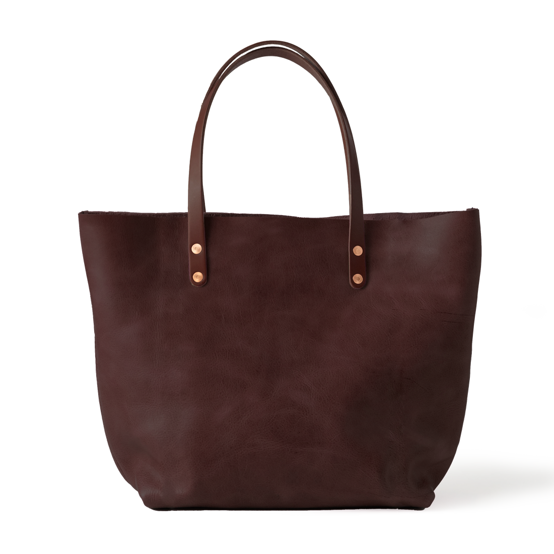 Dark Brown Bulldog East West Tote