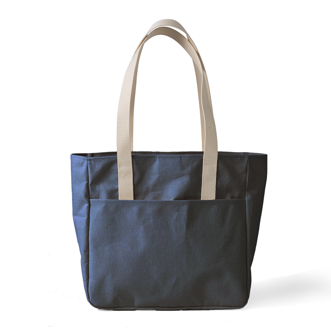 Heather Blue Canvas Carryall