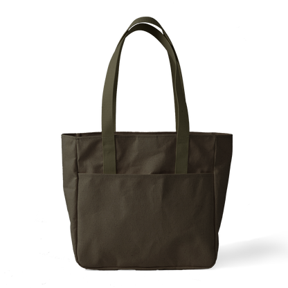 Green Canvas Carryall