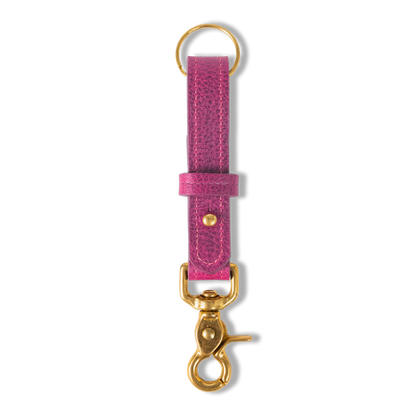 Pink Bulldog Key Lanyard