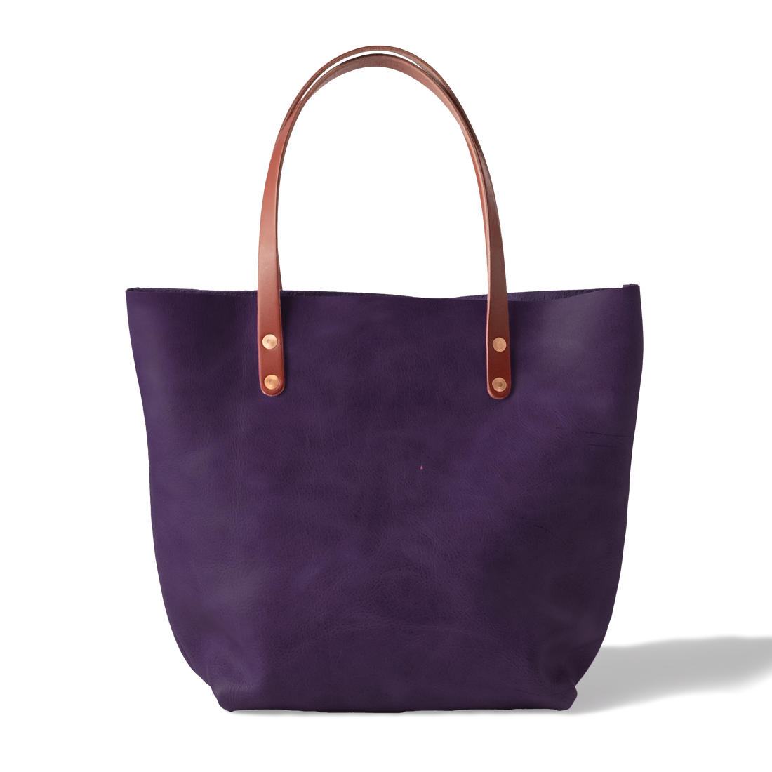 Purple Bulldog Tote