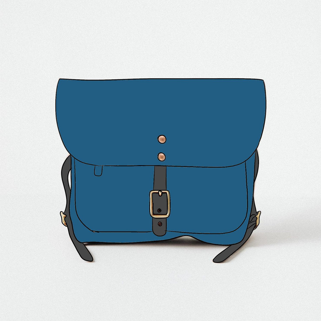 Leather Roulette Backpack