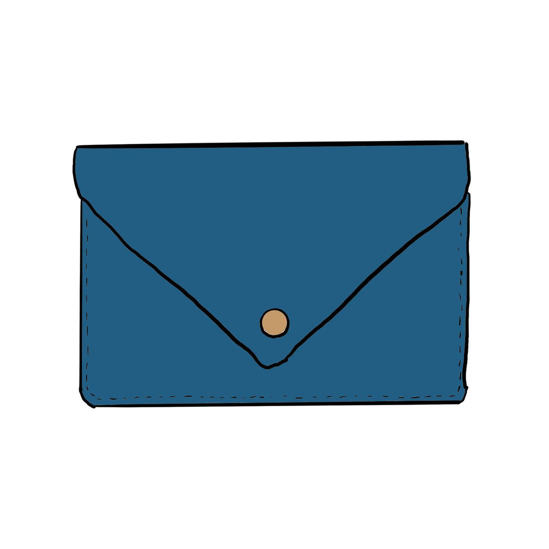 Leather Roulette Clutch