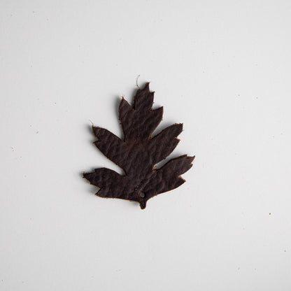 Dark Brown Leaf Charms