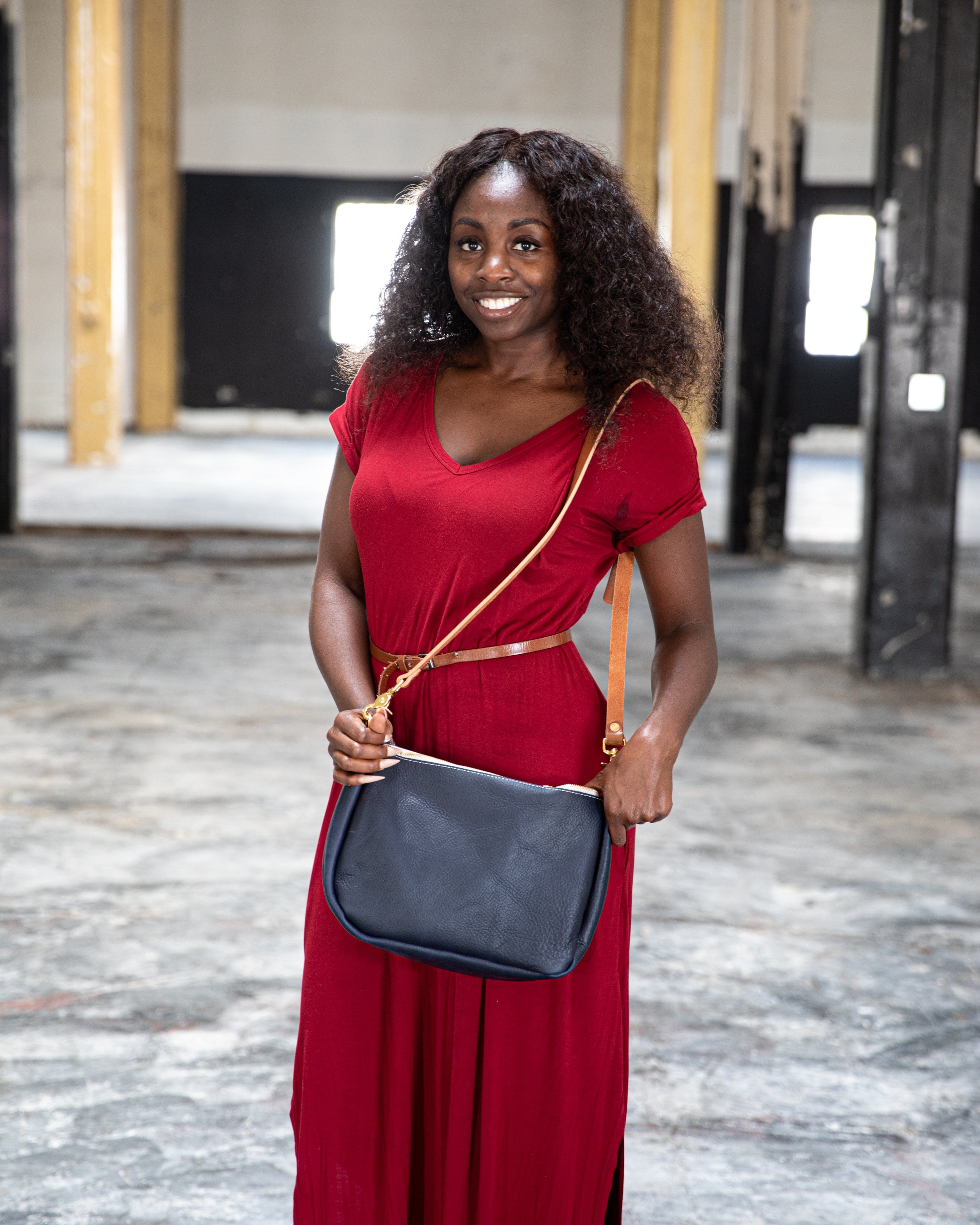 Navy Kodiak Crossbody Bag