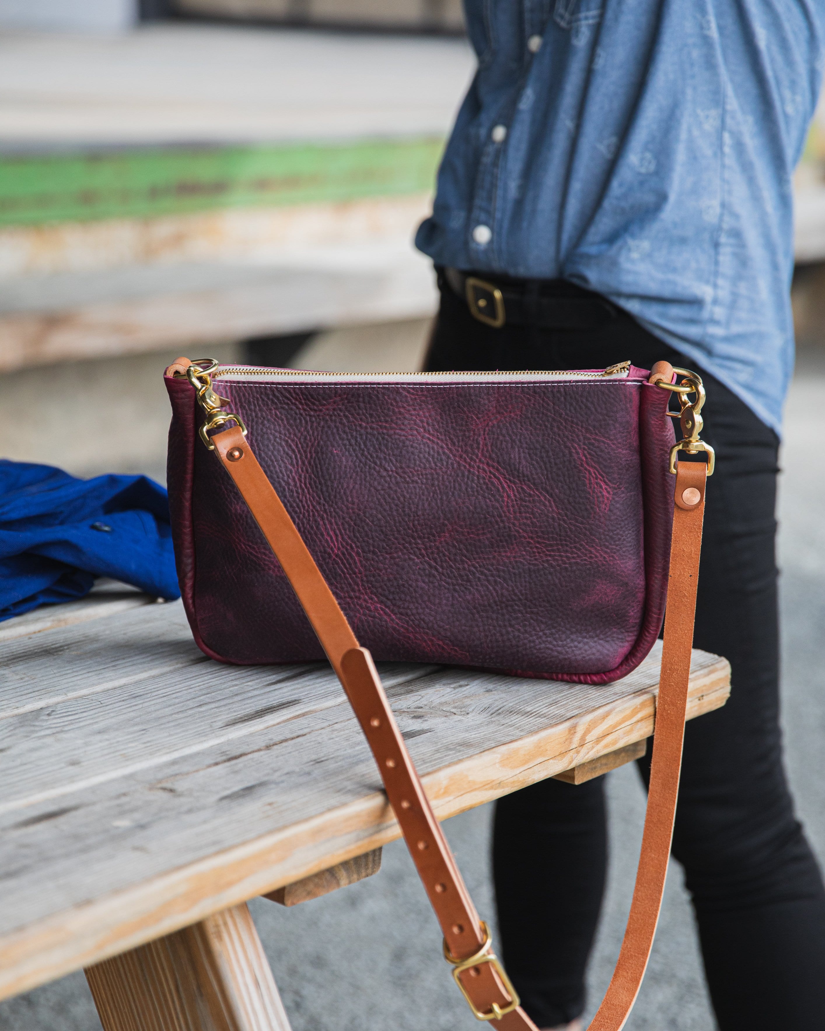 Purple Kodiak Crossbody Bag