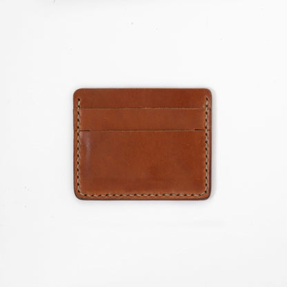 Buck Brown Slim Card Wallet- slim wallet - mens leather wallet - KMM &amp; Co.
