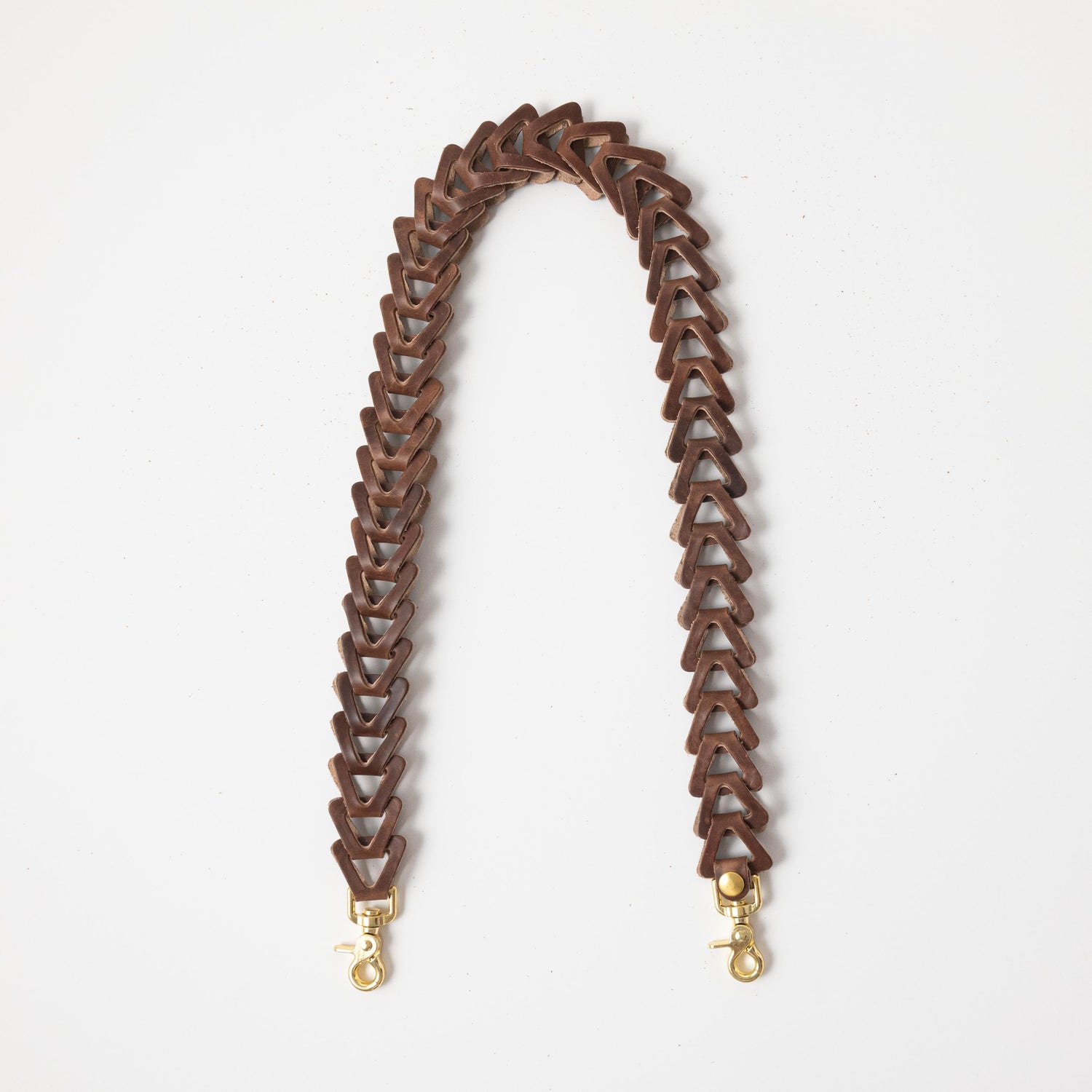English Tan Chain Link Strap