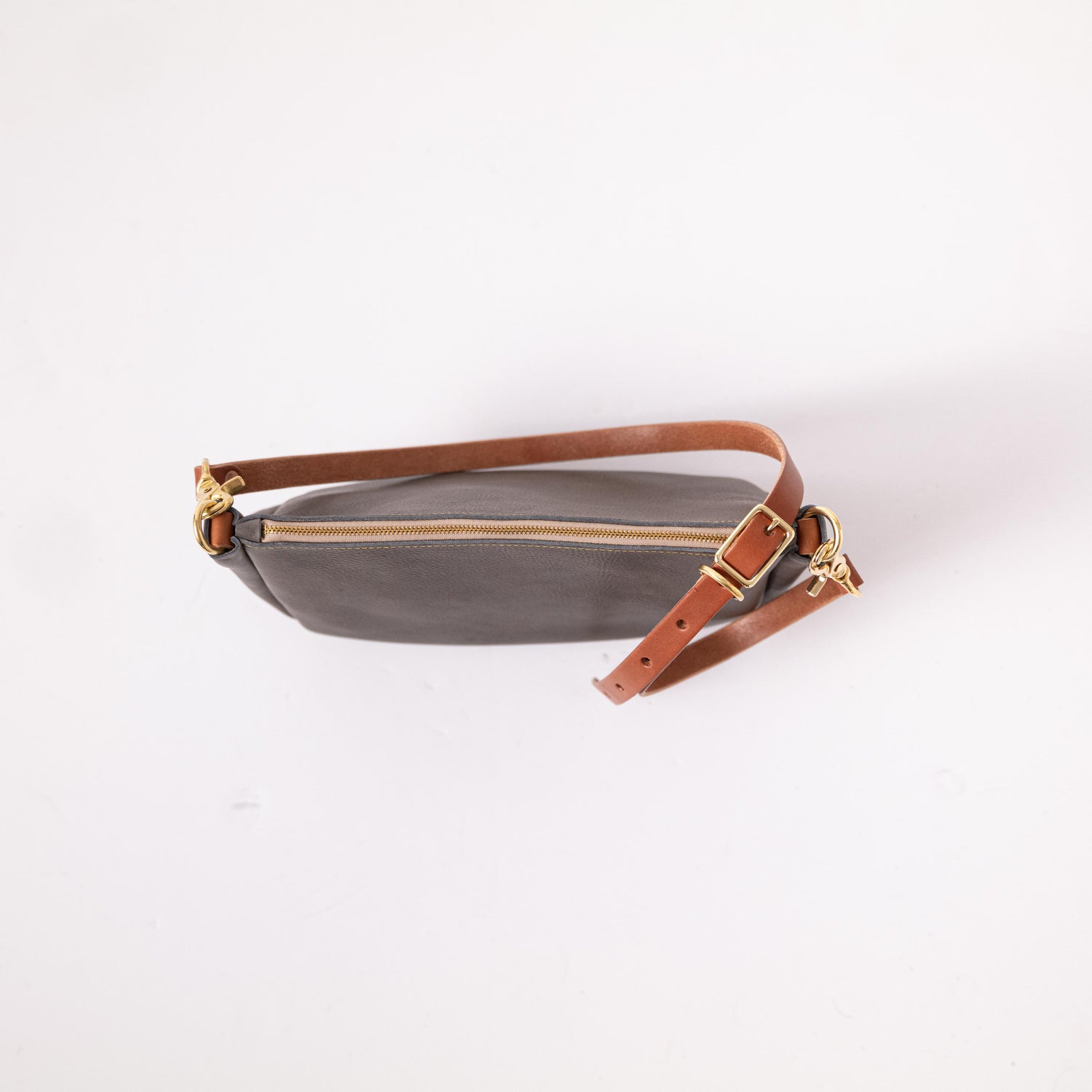 Grey Cypress Crossbody Bag