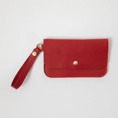 Red Cypress Wristlet Clutch