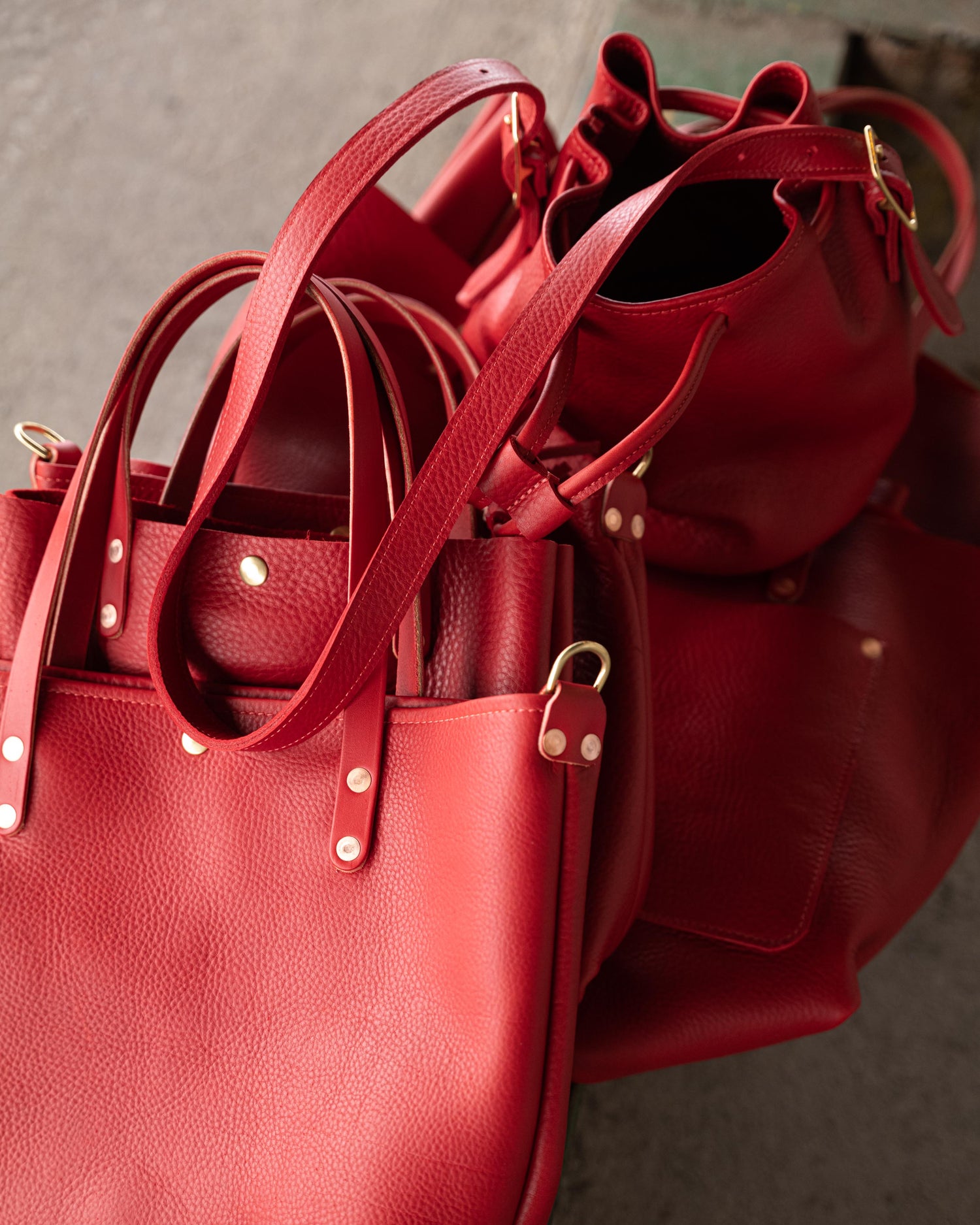 Red Cypress Carryall Tote