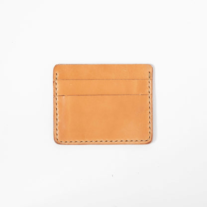 Russet Slim Card Wallet- slim wallet - mens leather wallet - KMM &amp; Co.